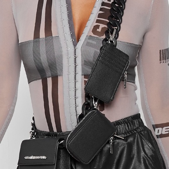 multi pocket chain bag 🖤🔗 manière de voir - Picture 5 of 6